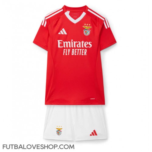 Dres Benfica Domáci pre deti 2024-25 Krátky Rukáv (+ trenírky)